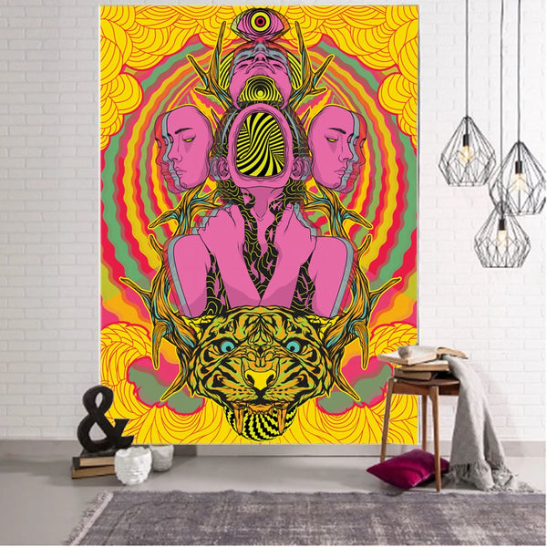 Psychedelic Art Tapestry-ToShay.org