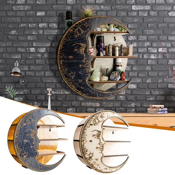 Wood Moon Shelf-ToShay.org