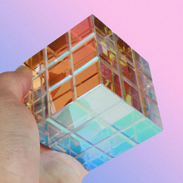 Clear Crystal Cube-ToShay.org