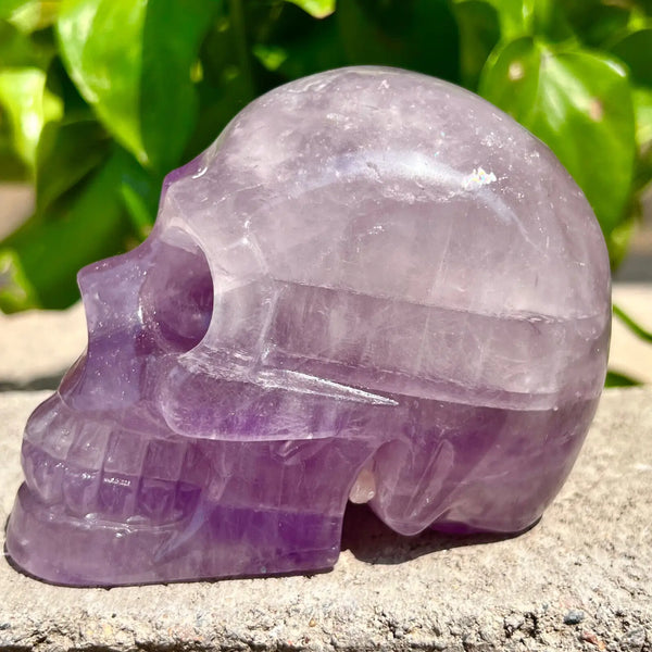 Purple Amethyst Quartz Skull-ToShay.org