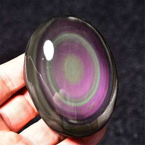 Black Rainbow Obsidian Stones-ToShay.org