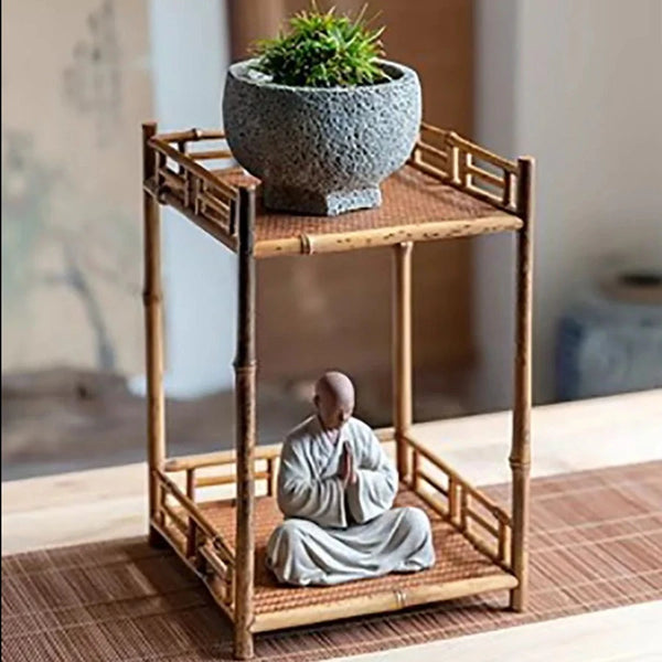 Bamboo Display Table-ToShay.org