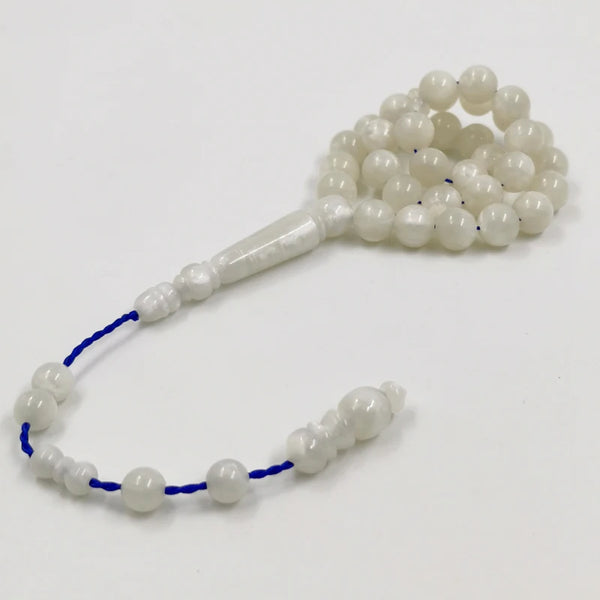 White Prayer Beads-ToShay.org