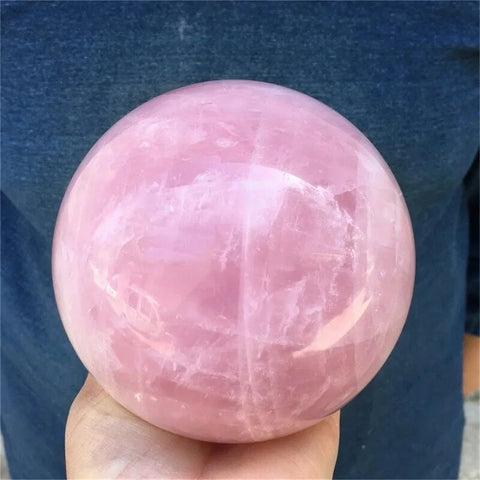 Pink Quartz Crystal Ball-ToShay.org