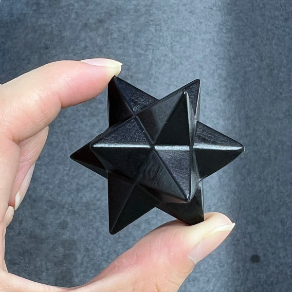 Black Obsidian Polyhedron-ToShay.org