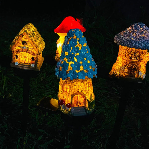 Tiny Cottage Lawn Lights-ToShay.org