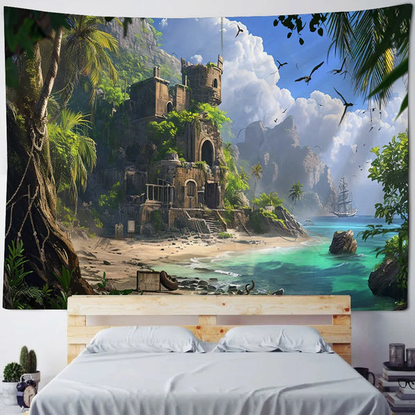 Fantasy Landscape Tapestry-ToShay.org