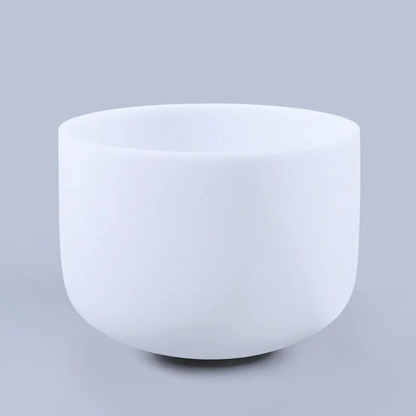 White Frosted Crystal Bowl-ToShay.org