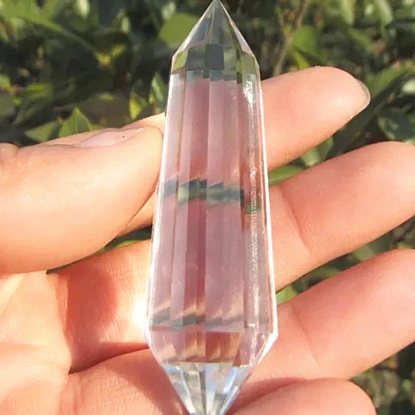 Clear Crystal Quartz Wand-ToShay.org