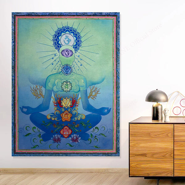 Chakra Meditation Tapestry-ToShay.org