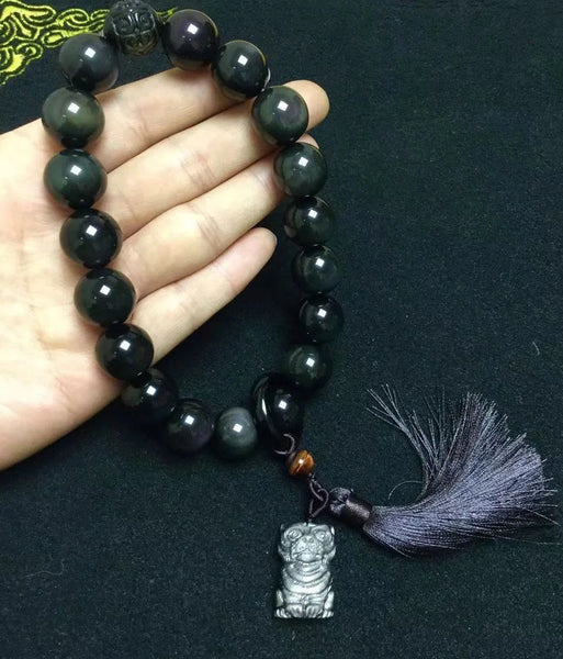 Black Obsidian Prayer Beads-ToShay.org