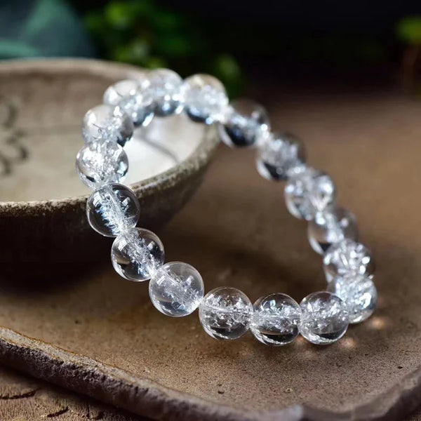 White Quartz Crystal Bracelet-ToShay.org