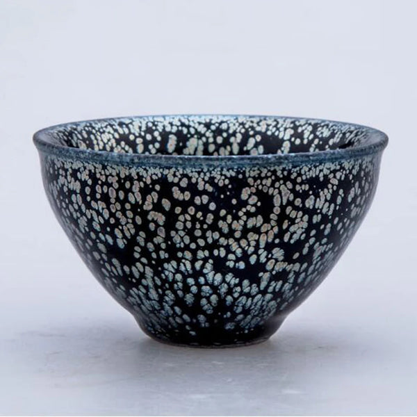 Black Silver Glaze Ceramic Cups-ToShay.org