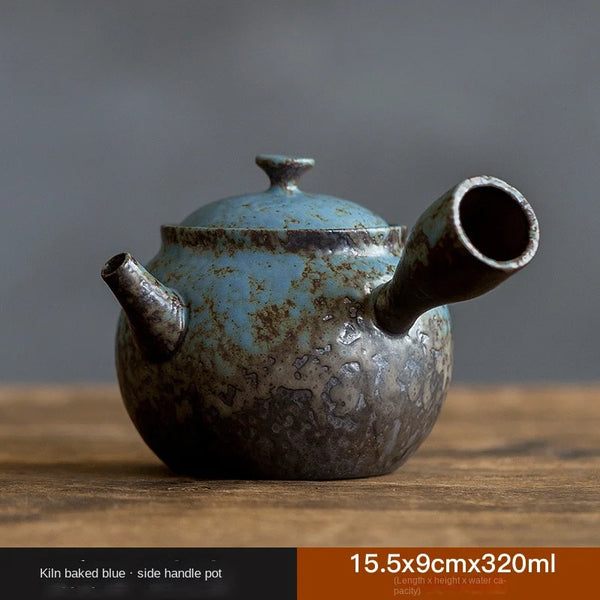 Kiln Iron Glaze Teapots-ToShay.org