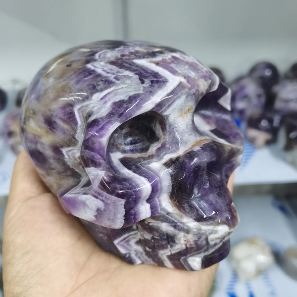 Purple Dream Amethyst Skull-ToShay.org