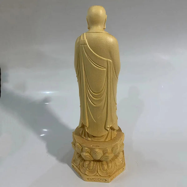 Wood Ksitigarbha Bodhisattva-ToShay.org