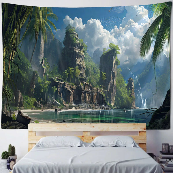 Fantasy Landscape Tapestry-ToShay.org