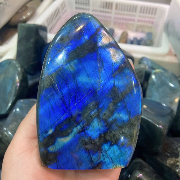 Blue Moonstone Polished Stone-ToShay.org