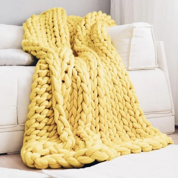 Knitted Throw Blanket-ToShay.org