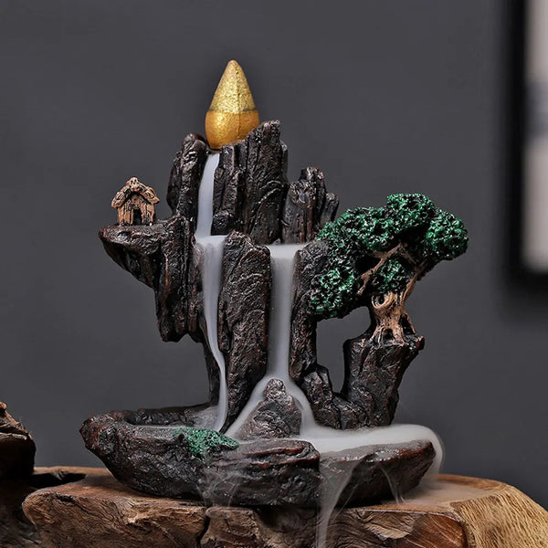 Mountain Waterfall Incense Furnace-ToShay.org