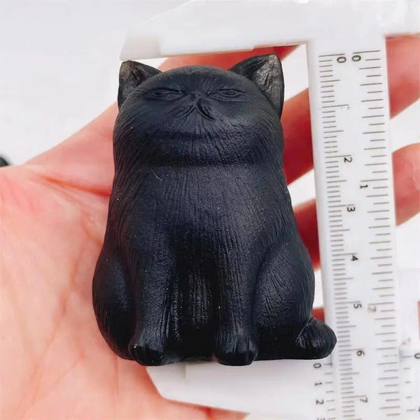 Black Obsidian Cat-ToShay.org