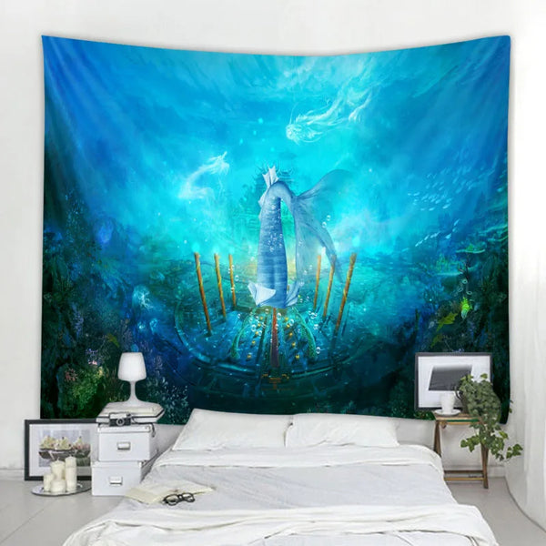 Mermaid Art Tapestry-ToShay.org