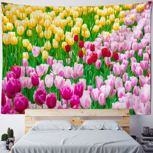 Flower Art Tapestry-ToShay.org