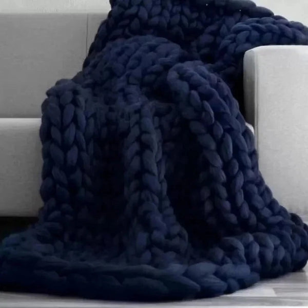 Knitted Throw Blanket-ToShay.org