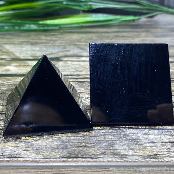 Black Obsidian Pyramid-ToShay.org