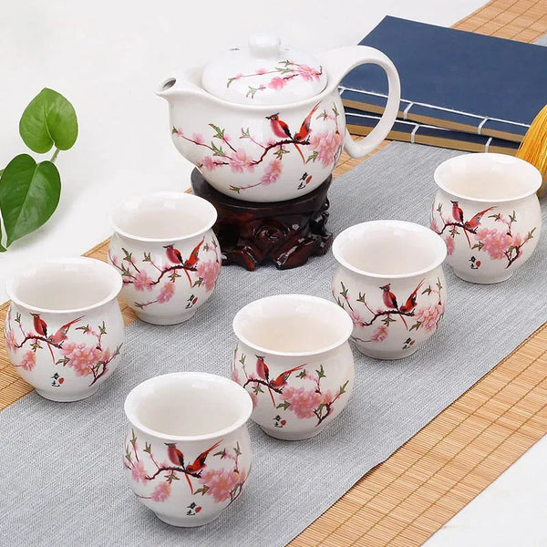 Porcelain Ceramic Tea Sets-ToShay.org