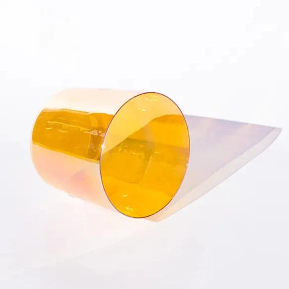 Orange Clear Crystal Bowl-ToShay.org