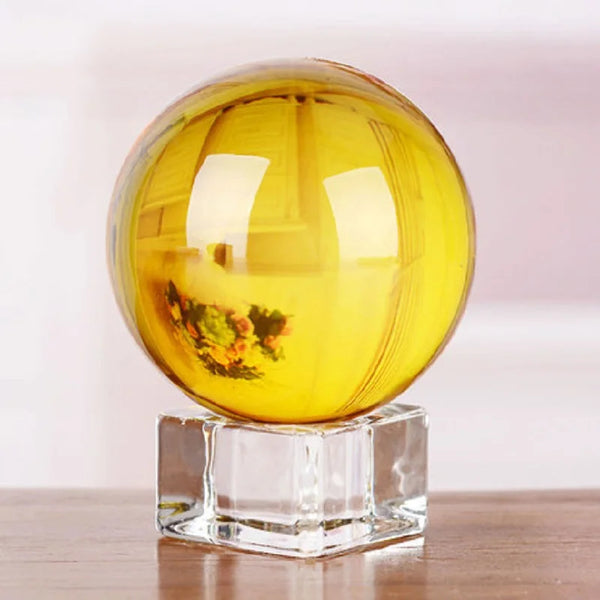 Yellow Topaz Crystal Ball-ToShay.org