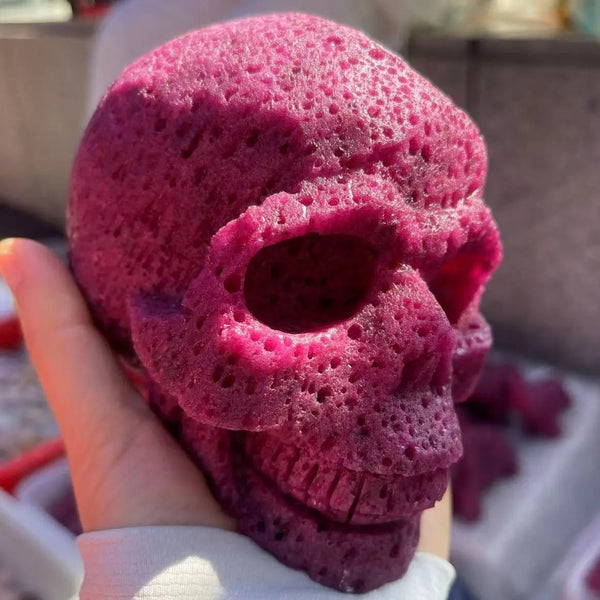 Red Ruby Dragon Fruit Skull-ToShay.org