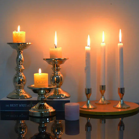 Iron Pillar Candle Stands-ToShay.org