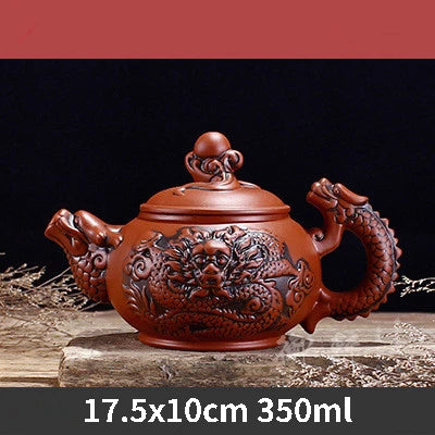 Dragon Clay Tea Pot-ToShay.org