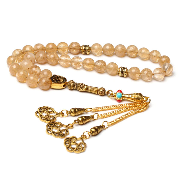 Yellow Prayer beads-ToShay.org