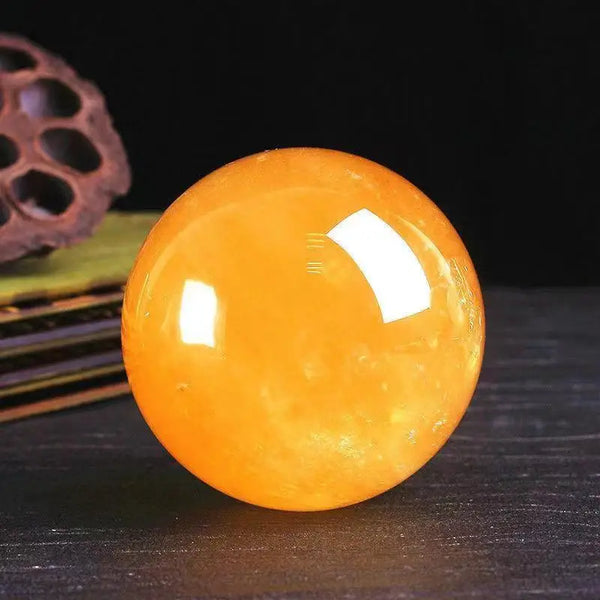 Yellow Citrine Quartz Ball-ToShay.org