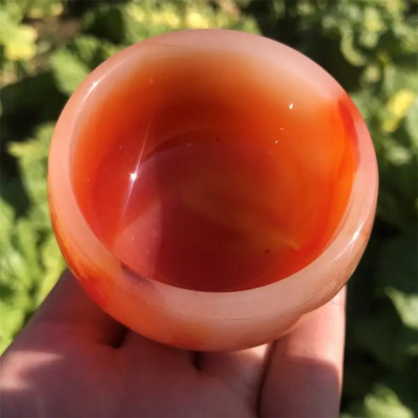 Crystal Red Agate Cups-ToShay.org