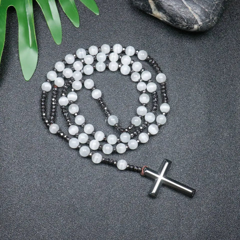 Mixed Quartz Crystal Rosary Beads-ToShay.org