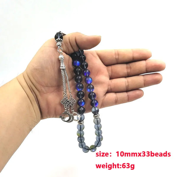 Blue Crystal Prayer Beads-ToShay.org