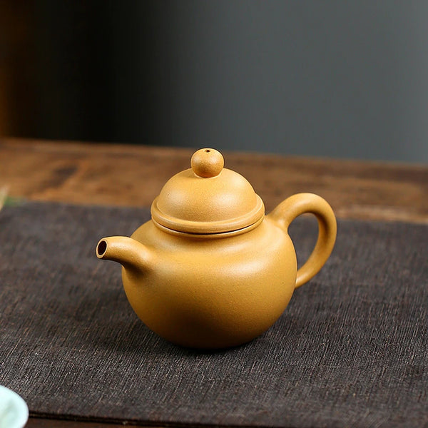 Yellow Yixing Clay Teapot-ToShay.org