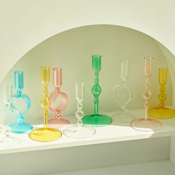 Glass Candle Holder-ToShay.org