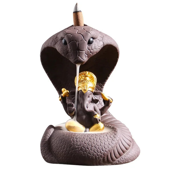 Ganesha Snake Incense Burner-ToShay.org