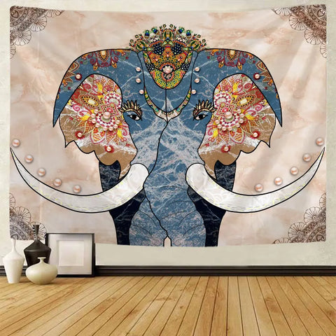 Elephant Art Tapestry-ToShay.org