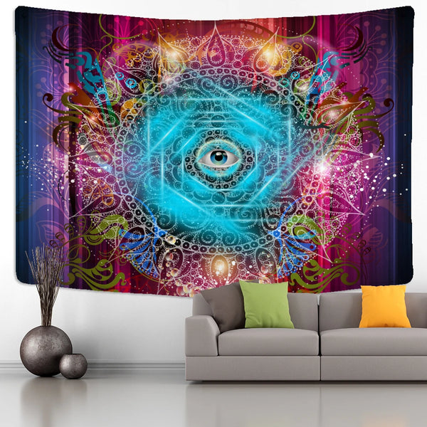 Psychedelic Eye Tapestry-ToShay.org