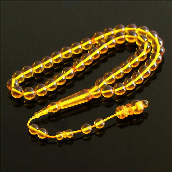 Yellow Amber Prayer Beads-ToShay.org