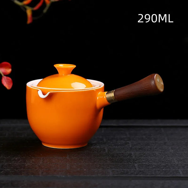 Glazed Ceramic Rotation Tea Maker-ToShay.org