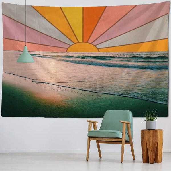 Sun Ray Art Tapestry-ToShay.org