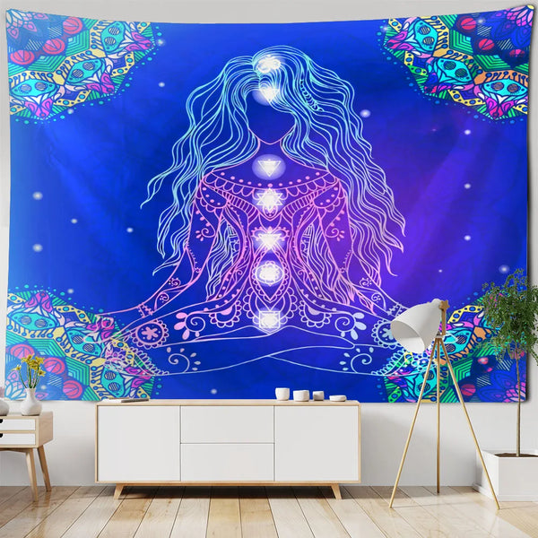 Chakra Meditation Tapestry-ToShay.org