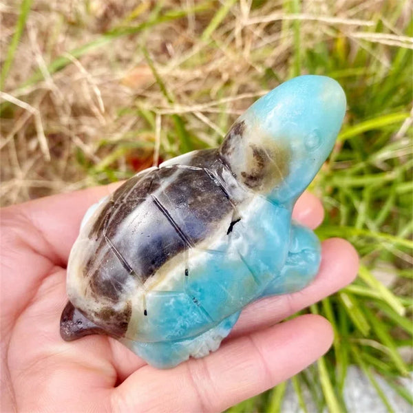 Blue Amazonite Tortoise-ToShay.org